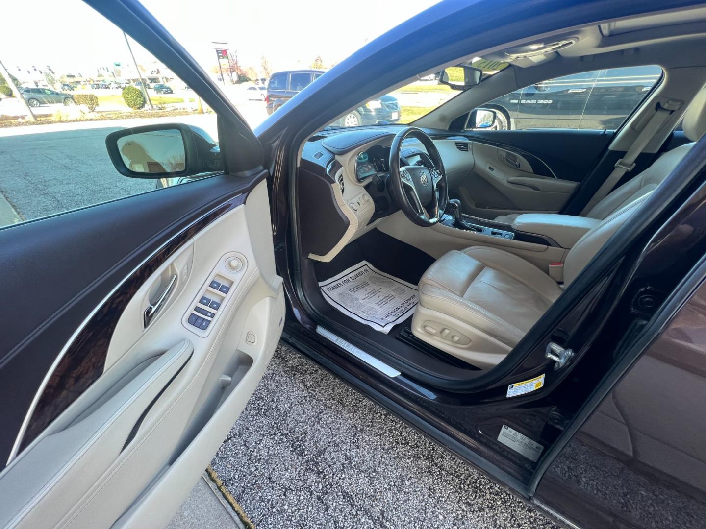 2015 Dark Chocolate Buick LaCrosse Leather Package (1G4GB5G31FF) with an 3.6L V6 DOHC 24V FFV engine, 6-Speed Automatic transmission, located at 1633 W Kimberly, Davenport, IA, 52806, (563) 323-5341, 41.559456, -90.598732 - Photo#9